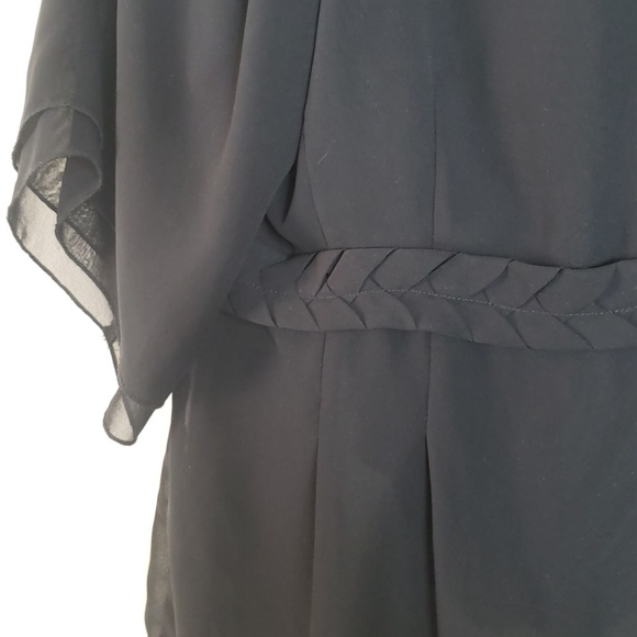 Rag and Bone sheer flutter sleeve button up top - Picture 4 of 5